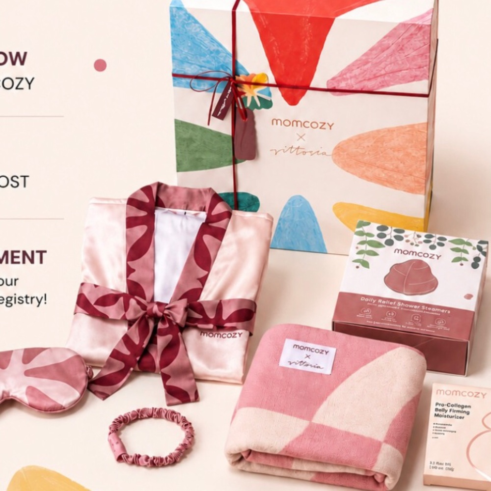 MomCozy Mothers Day gift set Amber Vittoria selfcare gift